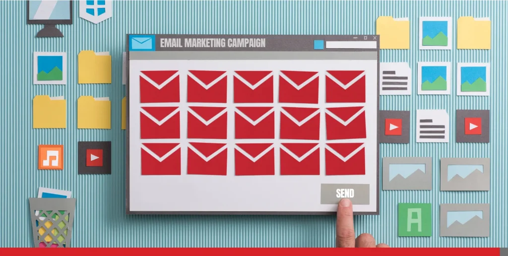 Email marketing campaign calendar.